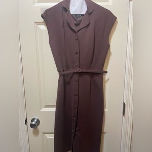 BCBG knee length brown dress size 6